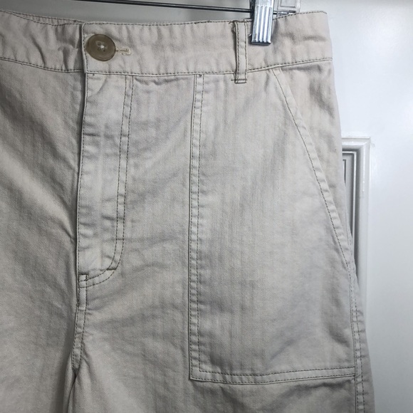 Free People cropped wide leg high waisted utility pants! - Picture 4 of 9